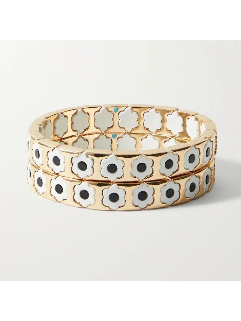 Roxanne Assoulin Flower Child Bracelet Gold Set